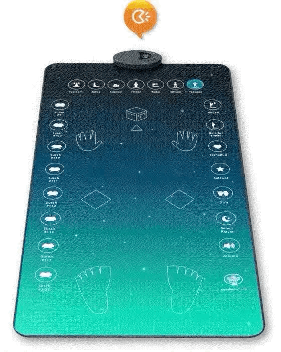 Tapis de prière interactif
